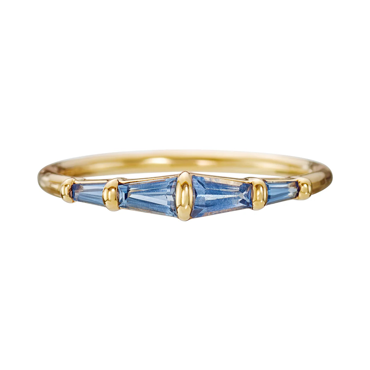 Art Deco Ring Blue